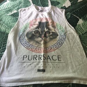 LIVIL WHITE TANK TOP SZ SMALL